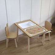 Kurabiye Adam Desenli Yeni Yıl Puzzle (Mdf)