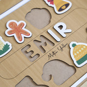 Sıcak Bir Yeni Yıl Puzzle (Mdf)