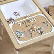 Yeni Yıl Karakterleri Puzzle (Mdf)