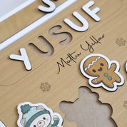 Yeni Yıl Karakterleri Puzzle (Mdf)