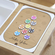 Ağaç Desenli Yeni Yıl Puzzle (Mdf)