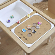 Ağaç Desenli Yeni Yıl Puzzle (Mdf)