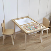 Baykuş Desenli Yeni Yıl Puzzle (Mdf)