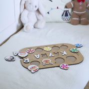 Yeni Yıl Ağacı Süslemeli Puzzle (Mdf)